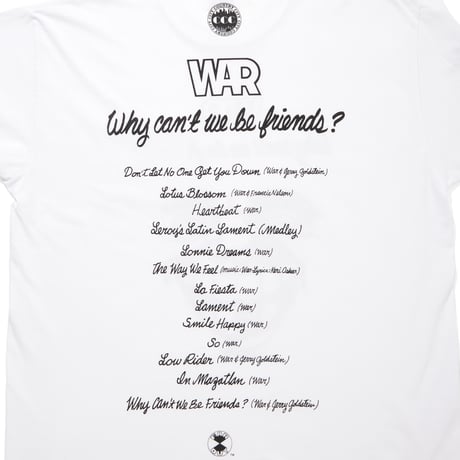 CITY COUNTRY CITYx WAR_COTTON POCKET T-SHIRTS_WHY CAN'T WE BE FRIENDS? 002_WHITE