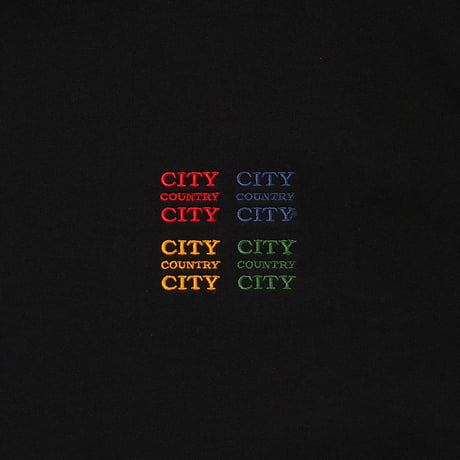 Embroidered Logo Cotton T-shirt_CCCC_BLACK