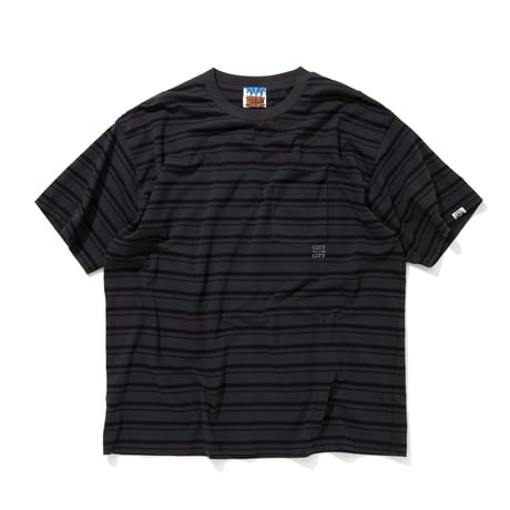 Embroidered Logo Overdye Boder Pocet T-shirt