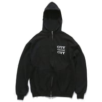 80-00'S PLAIN ZIP UP HOODIE DEAD STOCK #17