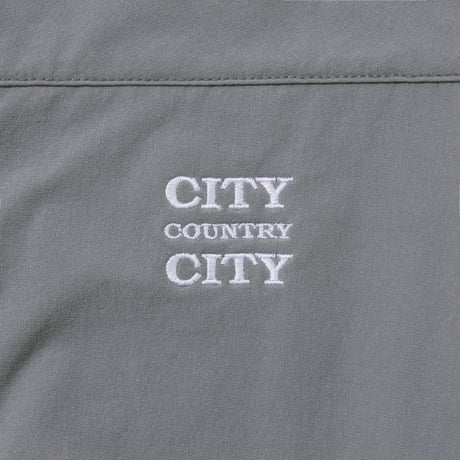 ARCHIVE SALE_Embroiderd Logo  Storech Nylon Jacket_Gray