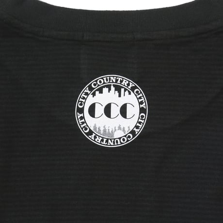 Embroidered Logo Overdye Boder T-shirt