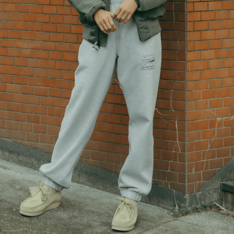 CITY COUNTRY CITY x AVIREX_SWEAT PANTS_GRAY | C