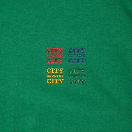 Embroidered Logo Cotton T-shirt_CCCC_DEEP GREEN