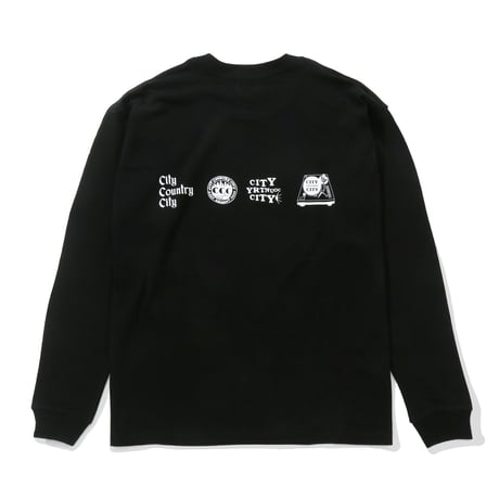 Cotton L/s T-shirt_Sound City Country City_Black