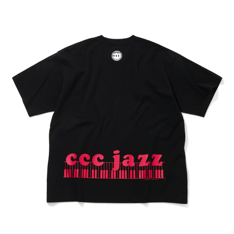 COTTON T-SHIRT_CCC JAZZ_BLACK