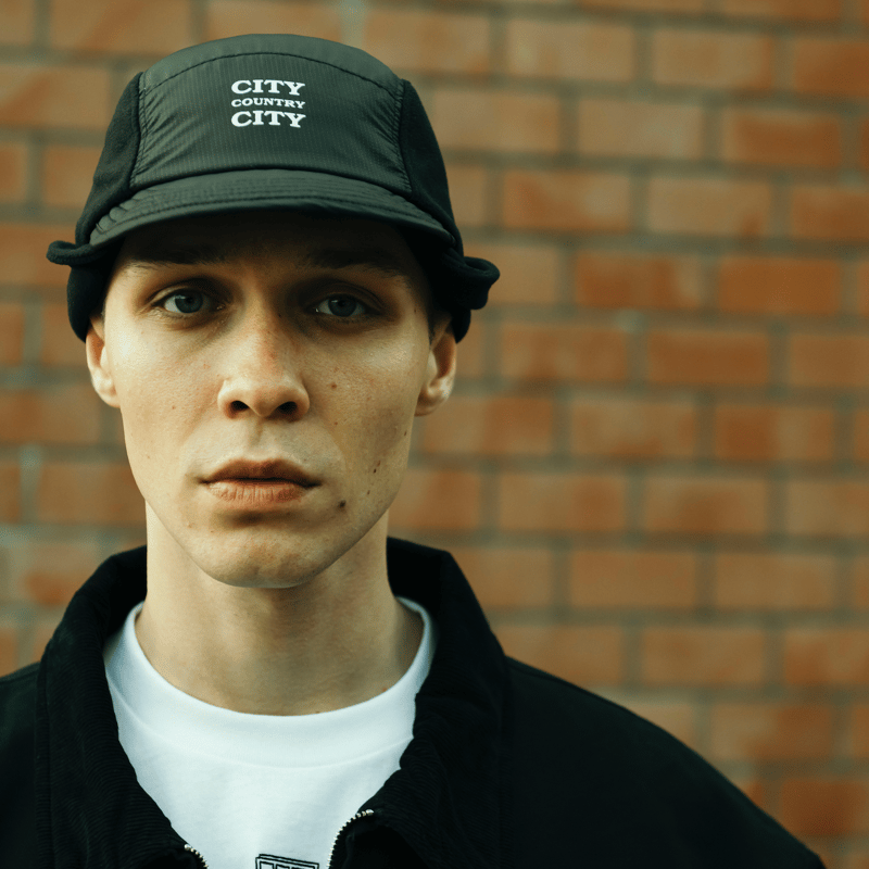 CITY COUNTRY CITY x HOUYHNHNM_ FLEECE CAP_BLACK
