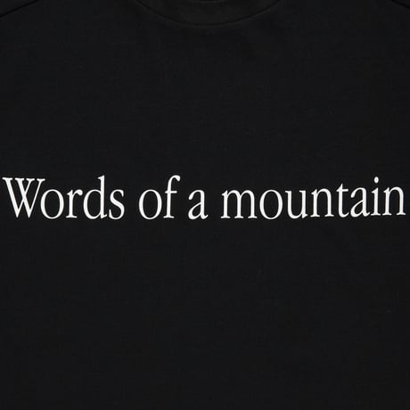 CITY COUNTRY CITYx Marmot_MMWCCC EVERYWHERE T-SHIRT_WORDS OF MOUNTAIN_BLACK