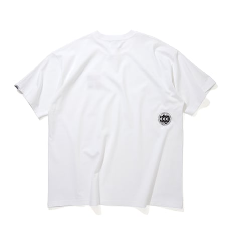 <Restock>Embroidered Logo Cotton T-shirt_CCCC_WHITE