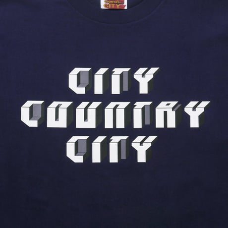 Cotton L/s T-shirt_Sound City Country City_Navy