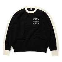 ARCHIVE SALE_Switching Cotton Sweater_City Country City