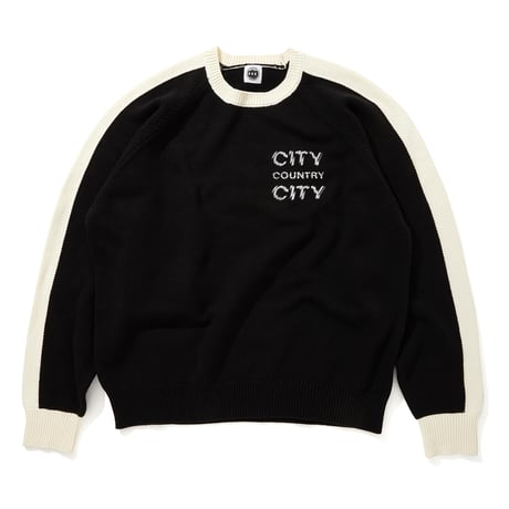 ARCHIVE SALE_Switching Cotton Sweater_City Country City