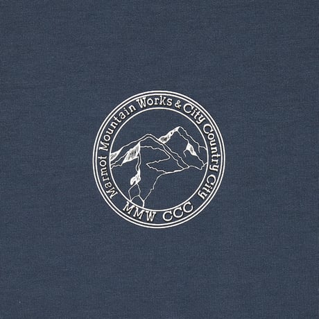 CITY COUNTRY CITYx Marmot_MMWCCC EVERYWHERE T-SHIRT_MMWCCC_BLUE