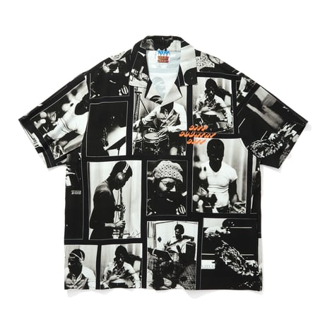 CITY COUNTRY CITY x LONNIE LISTON SMITH_OPEN COLAR S/S SHIRTS_COSMICK FUNK
