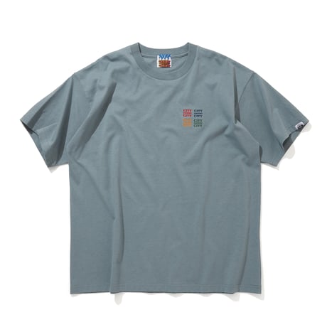 Embroidered Logo Cotton T-shirt_CCCC_DEEP BLUE