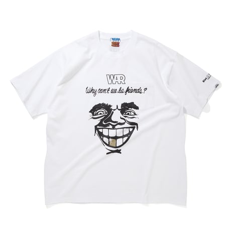 WAR x CITY COUNTRY CITY x Blue Note Tokyo_COTTON POCKET T-SHIRT_WHY CAN’T WE BE FRIENDS? _WHITE