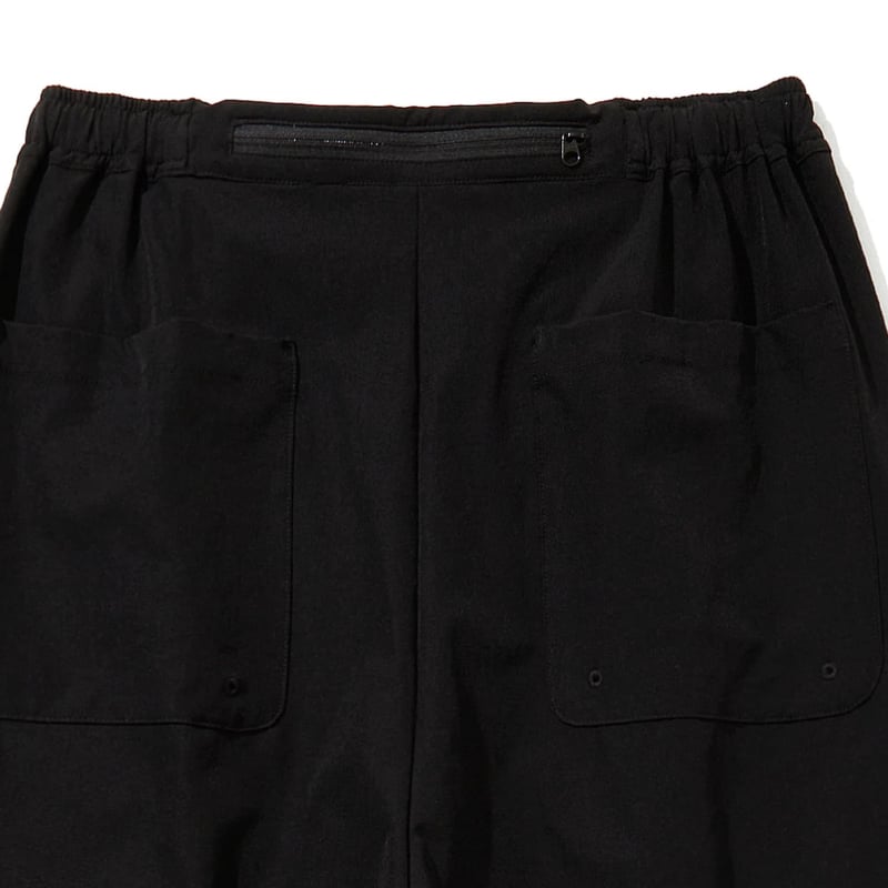 Embroiderd Logo Strech Easy Pants_Black | CITY