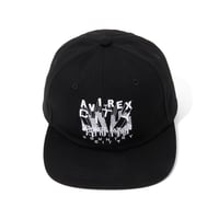 CITY COUNTRY CITY x AVIREX_EMBROIDERED LOGO COTTON TWILL  CAP_BLACK