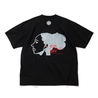 COTTON T-SHIRT_LISTEN TO THE SWEET TABOO_BLACK