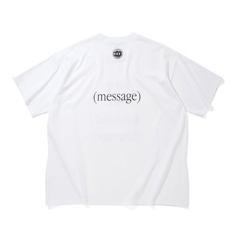 COTTON T-SHIRT_KOTOZUKE_WHITExBLACK