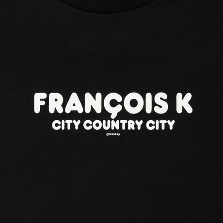 CITY COUNTRY CITY x FRANCOIS K_COTTON  T-SHIRT_BLACK