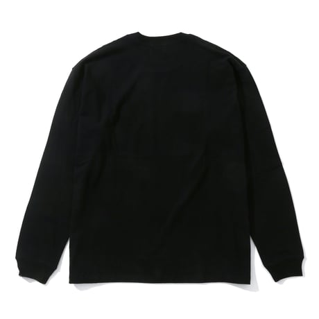 Embroiderd Logo Cotton L/s T-shirt_Black