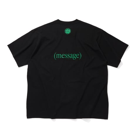 COTTON T-SHIRT_KOTOZUKE_BLACKxGREEN