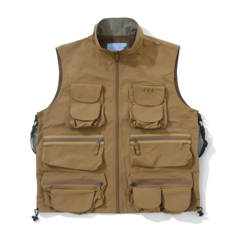 ARCHIVE SALE_Embroidered Logo 2way Nylon Vest