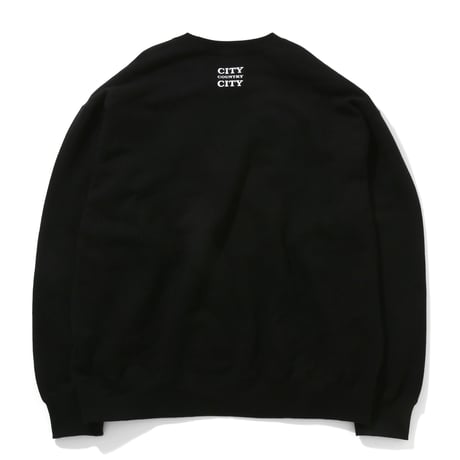 CITY COUNTRY CITY x TRATORIA LA VERDE_ EMBROIDERED LOGO COTTON SWEAT SHIRT
