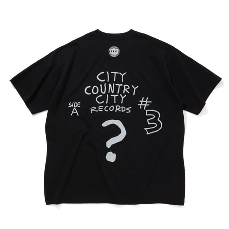 COTTON S/S T-SHIRT_WHAT HAPPEND?_BLACK