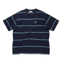 EMBROIDERD LOGO BORDER  T-SHIRT