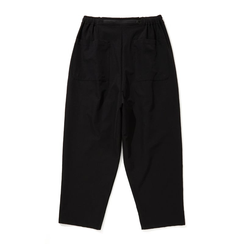【BLACK】CITY COUNTRY CITY STRETCH EASY PANTS Embroiderd Logo Strech Easy Pants_Black | CITY