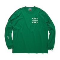 Cotton L/s T-shirt_City Country City_Deep Green