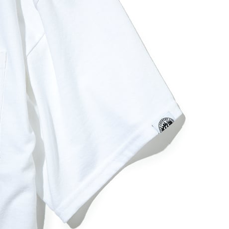 EMBROIDED LOGO POCKET TEE  COTTON JERSEY by CITY COUNTRY CITY_WHITE