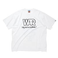 CITY COUNTRY CITYx WAR_COTTON POCKET T-SHIRTS_WHY CAN'T WE BE FRIENDS? 001_WHITE