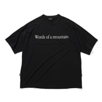 CITY COUNTRY CITYx Marmot_MMWCCC EVERYWHERE T-SHIRT_WORDS OF MOUNTAIN_BLACK