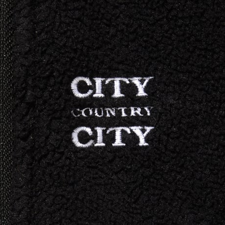 CITY COUNTRY CITY x OLDPARK＿FLEECE MA-1_BLACK#1