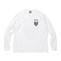 CITY COUNTRY CITY x WAR_COTTON L/S T-SHIRTS_ARTWORK BY MANKEY_WHITExBLACK
