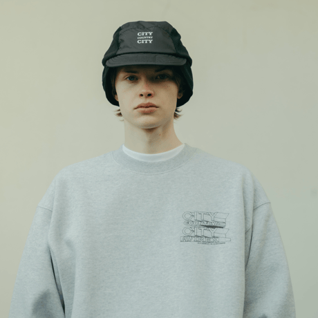 CITY COUNTRY CITY x AVIREX_SWEATSHIRT_GRAY