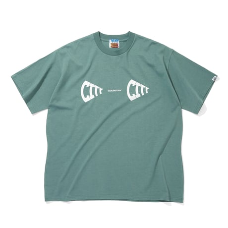 COTTON T-SHIRT_CITY COUNTRY CITY_GREEN
