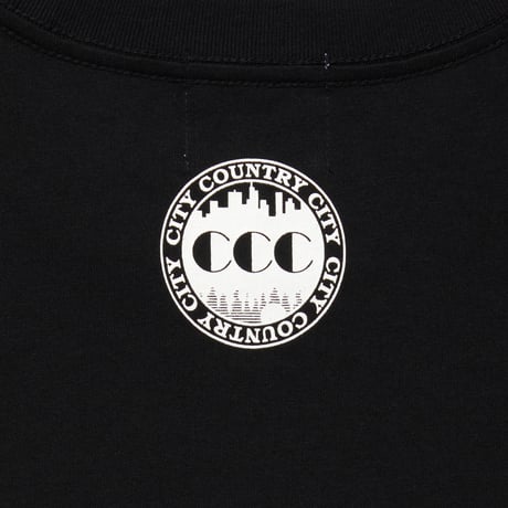 EMBROIDERED LOGO COTTON L/S T-SHIRT_CCCC_BLACK