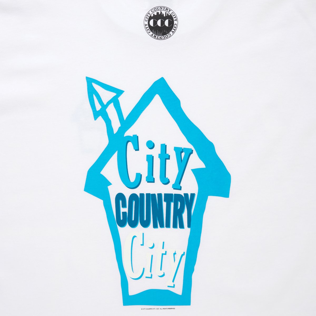 COTTON T-SHIRT_CITY HOUSE_WHITE | CITY COUNTRY