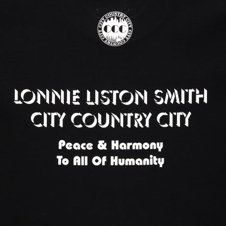 CITY COUNTRY CITY x LONNIE LISTON SMITH_COTTON T-SHIRT_VISIONS OF A NEW WORLD _BLACK