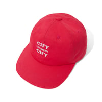Embroidered Logo Cotton Cap_City Country City_Pink