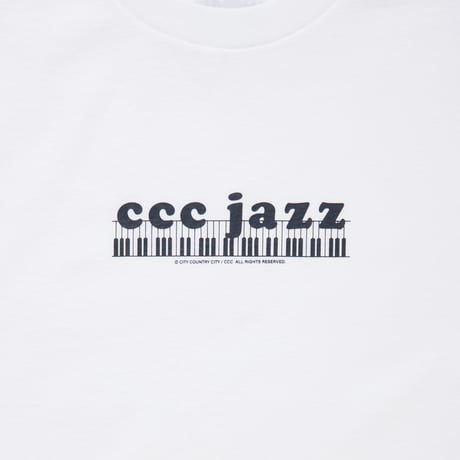 COTTON T-SHIRT_CCC JAZZ_WHITE