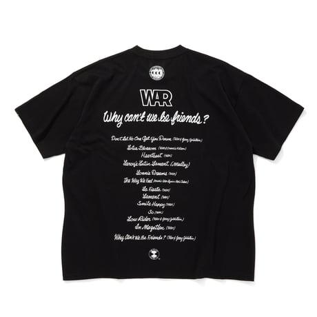 CITY COUNTRY CITYx WAR_COTTON POCKET T-SHIRTS_WHY CAN'T WE BE FRIENDS? 002_BLACK
