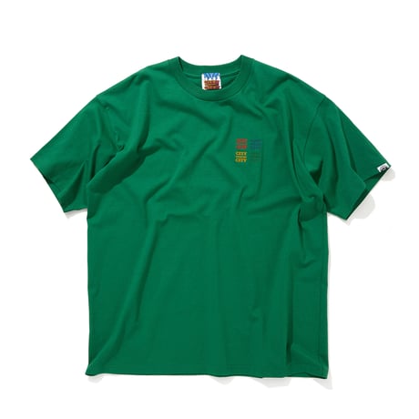 Embroidered Logo Cotton T-shirt_CCCC_DEEP GREEN