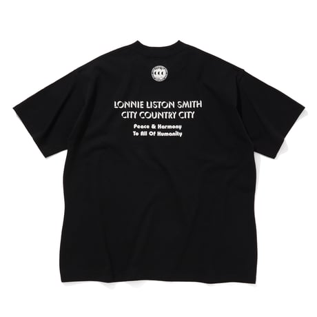 CITY COUNTRY CITY x LONNIE LISTON SMITH_COTTON T-SHIRT_VISIONS OF A NEW WORLD _BLACK