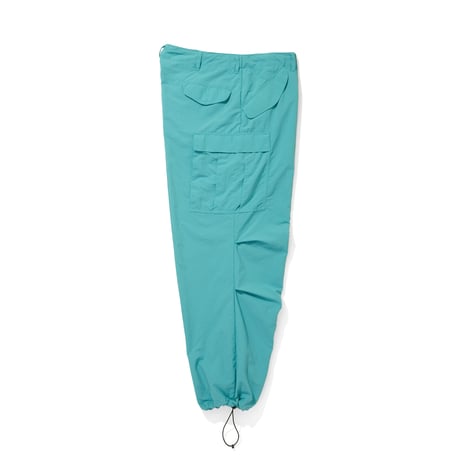 TASLAN NYLON  OVER SIZE PANTS_BLE