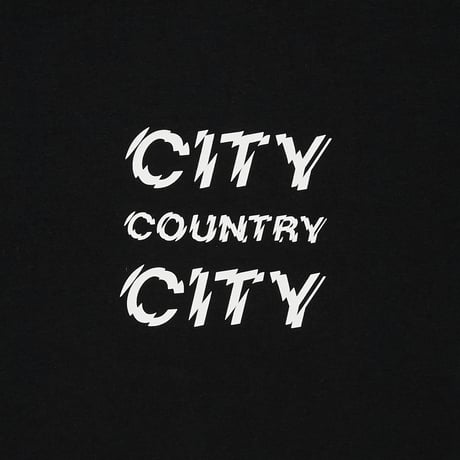 Cotton T-shirt_City Country City_Black